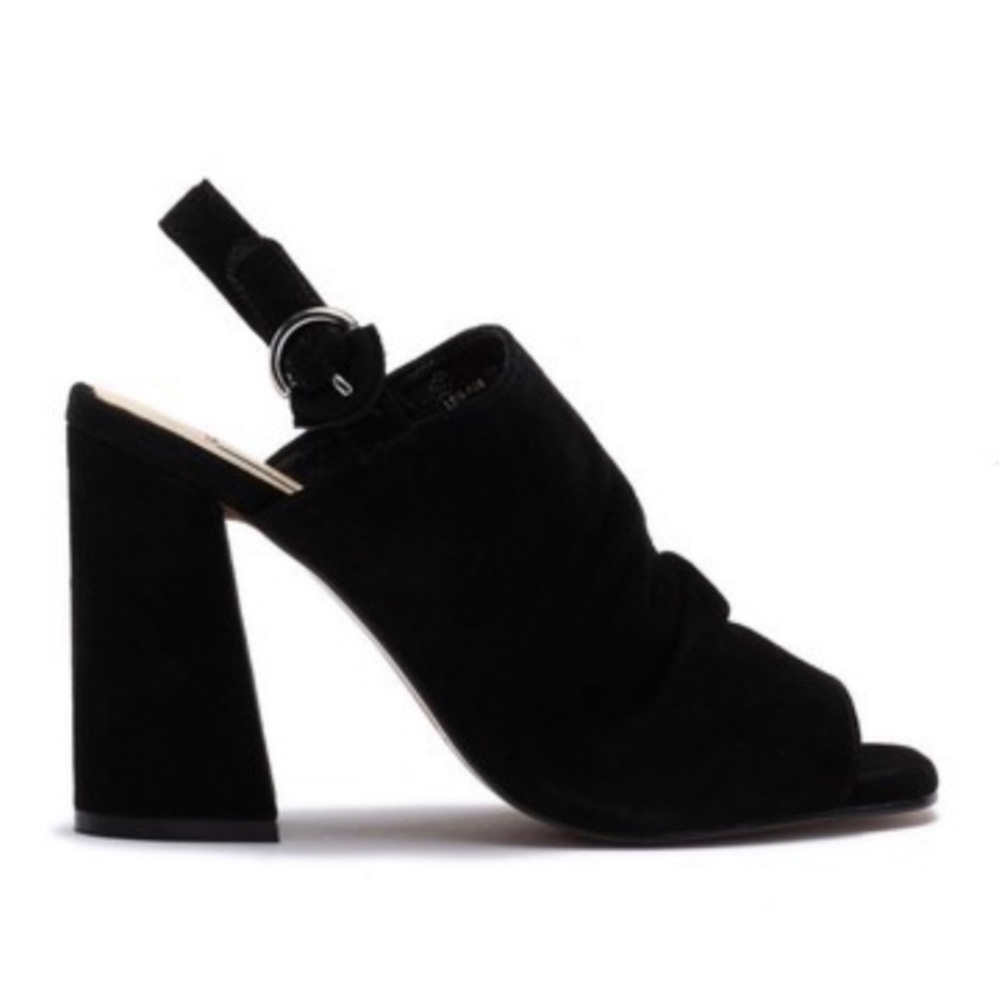 Size 8 Black Suede Heels